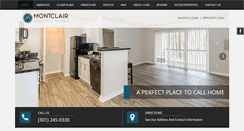 Desktop Screenshot of montclair-apartments.com