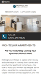Mobile Screenshot of montclair-apartments.com